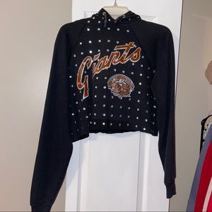 San Francisco Giants crop hoodie
